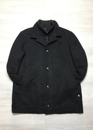 Premium brand hugo boss брендове чоловіче вовняне оригінальне полу пальто куртка