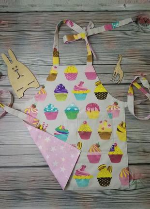 Фартух кухонний фартух двосторонній дитячий