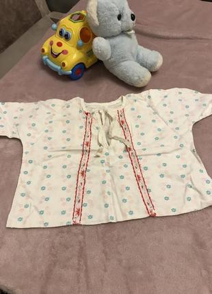 Розпашонка з вишиванням,льоля,байкова сорочечка