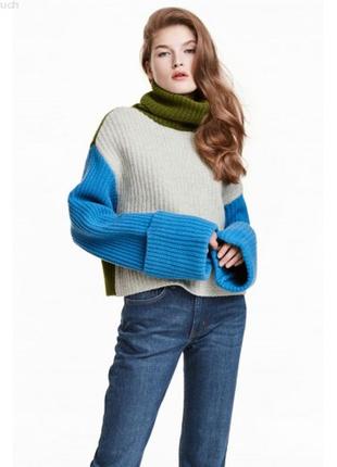 Широкий свитер с воротом h&m