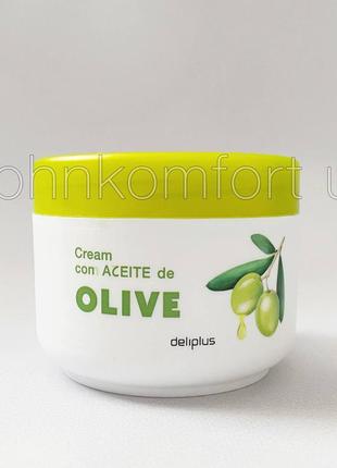 Увлажняющий крем для тела deliplus de olive 250 ml3 фото