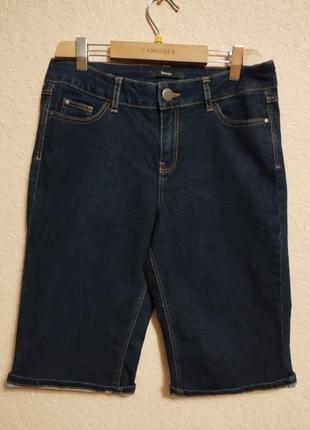 Шорты темно-синие джинсовые женские,размер 10(38) на 44-46размер от george3 фото
