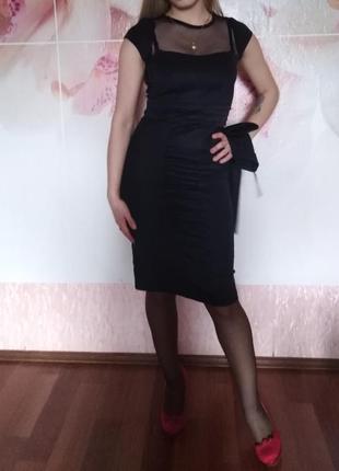 Элегантное черное платье!италия!6 фото