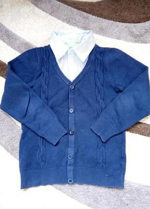 Свитерок - обманка на мальчика