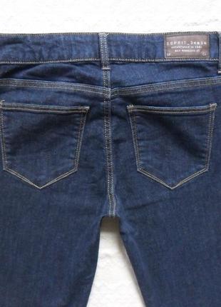 Идеальные темно синие джинсы скинни esprit, 28 размер.4 фото
