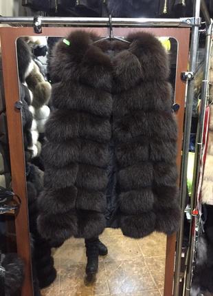 Жилетки песцеві, шуби з песця ,хутряні жилети, шуби песцеві