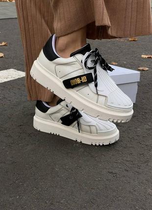 Dior sneakers кроссовки женские белые