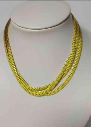 Яскраве кольє з ефектом омбре