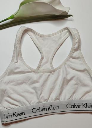 Топ базовий бюст котоновий ліф спортивний calvin klein s  70a 70b 70c 75a