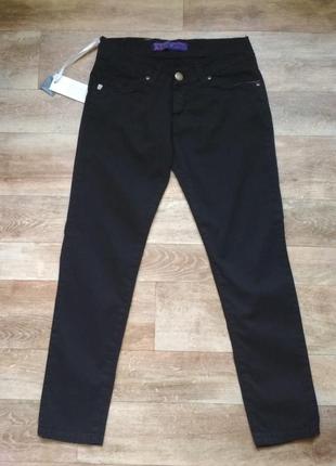 Джинсы, джинсовые чернве брюки klix, р. 40, замеры на фото3 фото