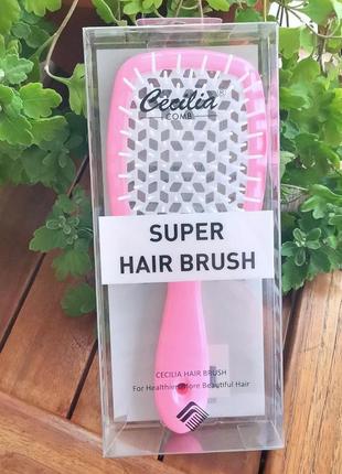 Гребінець для волосся super hair brush cecilia2 фото