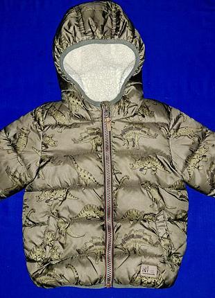 Теплая  курточка в динозаврах"next"