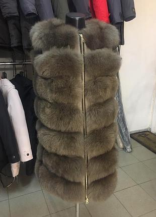 Жилетки песцеві, шуби з песця ,хутряні жилети, шуби песцеві