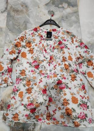 Блуза в цветочный принт9 фото