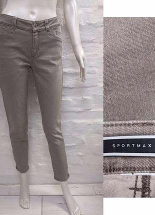 Sportmax max mara элегантные оригинальные джинсы