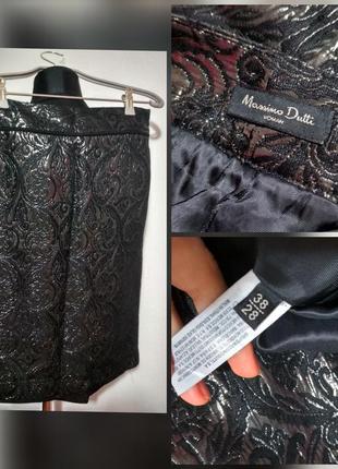 ..брендовые, парчевая юбка миди, юбка карандаш из роскошной жакардовой ткани1 фото