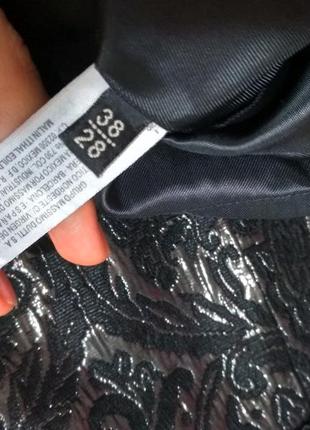 ..брендовые, парчевая юбка миди, юбка карандаш из роскошной жакардовой ткани7 фото