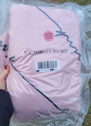 Плюшева ковдра вікторія сікрет теплий плед victoria's secret  класний подарунок3 фото