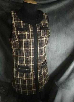 Платье теплое в стиле шанель