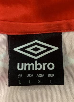 Спортивна футболка umbro, яскраво-червоного кольору розмір l7 фото