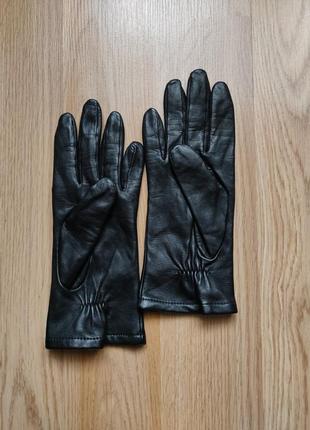 Шкіряні рукавички стильні жіночі рукавички st. michael2 фото