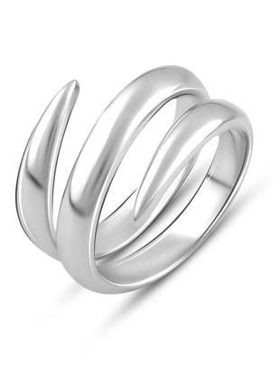 Серебряное кольцо без камней (2080121) 16.5 размер