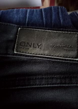 Черные джинсы only. акция! третий товар до 50 грн в подарок!2 фото
