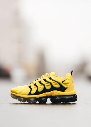 💥💛nike vapor max yellow black💥🍁💛чоловічі кросівки найк жовті, кроссовки мужские найк