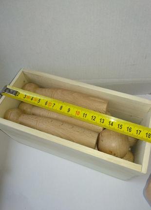 Деревянный детский набор боулинг6 фото