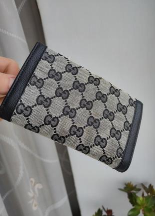 Кошелек gucci gg monogram гаманець портмоне gucci made in italy