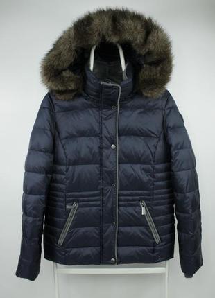 Качественная теплая куртка пуховик s.oliver blue puffer jacket1 фото