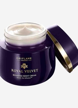 Подтягивающий ночной крем royal velvet