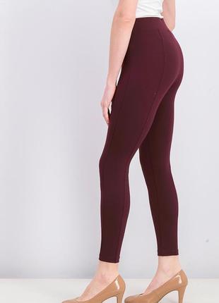Old navy женские леггинсы stevie ponte-knit цвета бургунди