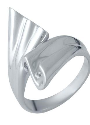 Серебряное кольцо без камней (2031567) 18 размер