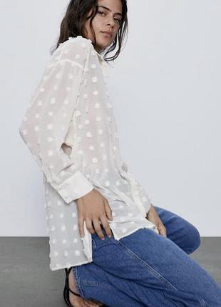 Подовжена сорочка zara