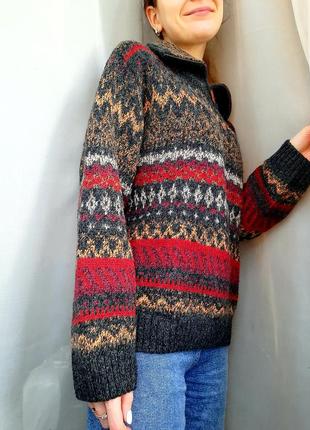 Роскошный винтажный свитер4 фото