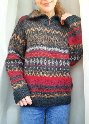 Роскошный винтажный свитер3 фото