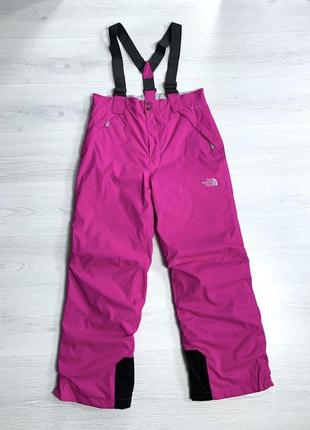 Оригінальні жіночий рожевий лижній комбінезон the north face