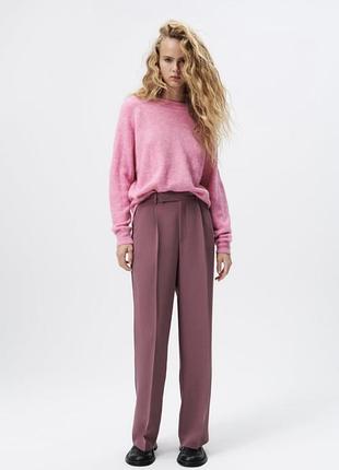 Стильные брюки маскулинного кроя zara