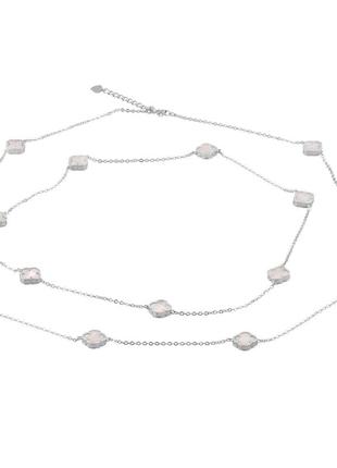 Серебряное колье с натуральным перламутром (60001361) 100105 размер
