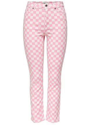 Джинси stradivarius в клітину