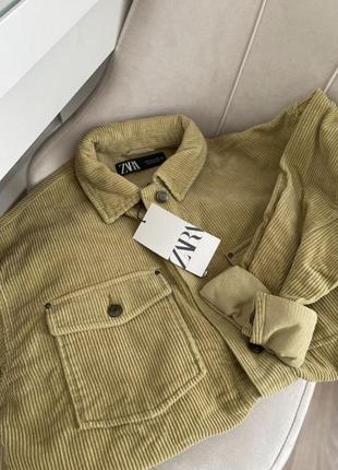 Вельветовая сорочка zara