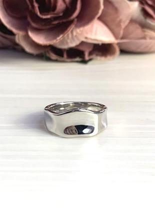 Серебряное кольцо без камней (2056744) 18.5 размер2 фото
