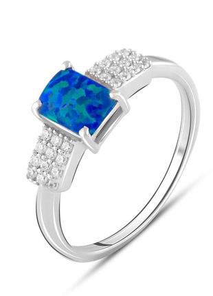Серебряное кольцо с опалом 0.475ct (2084228) 16 размер