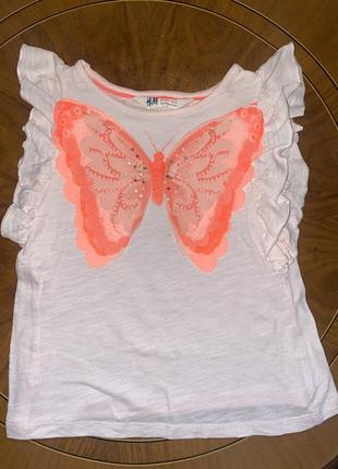 Футболка h&m 2-4 рокі р. 98-104