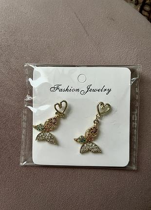 Сережки метелики