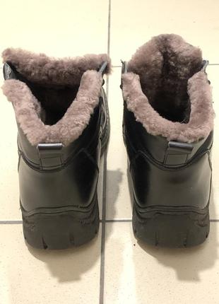 Зимние кожаные ботинки jimoter5 фото