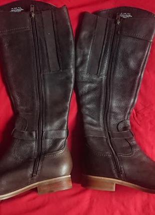 Брендовые фирменные женские кожаные сапоги timeberland,оригинал,новые,размер 9w(39).