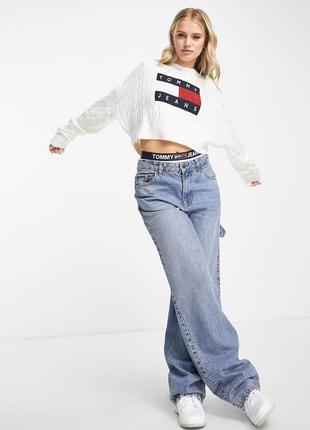 Свитер белый tommy