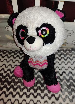 М'яка іграшка пандочка з великими  райдужними очима toys r us